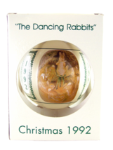 Schmid Beatrix Potter Collectors Gallery The Dancing Rabbits Christmas Ornament - £15.74 GBP