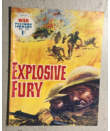 EXPLOSIVE FURY (1969) UK B&amp;W War Picture Library #528 comic book digest ... - €16,89 EUR