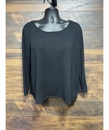 EST. Black Sweater Long Sleeve 18/20 Goth Shirt Career Chic Poetic Tunic... - $262.27 MXN EST. Black Sweater Long Sleeve 18/20 Goth Shirt Career Chic Poetic Tunic... - $262.27 MXN