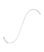 Anklet - .925 Sterling Silver Flat Marina Link - Chain Anklet - Ankle Ch... - £30.53 GBP