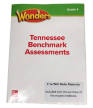 Wonders Tennessee Benchmark Assessments Grade 4 2020 Mcgraw Homeschool R... - £29.71 GBP