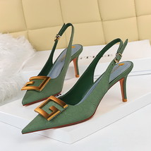 European and American Fashion Women&#39;s Shoes Fine Heel High Heel Shallow Tip Holl - £55.63 GBP