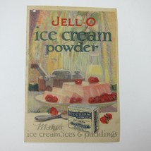 Jell-O Ice Cream Powder Recipe Booklet Antique 1920s Genesee Pure Food C... - $14.99