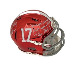 Brian Robinson Jr. Signed Alabama Crimson Tide Chrome Mini Helmet Rtr Beckett - $169.99