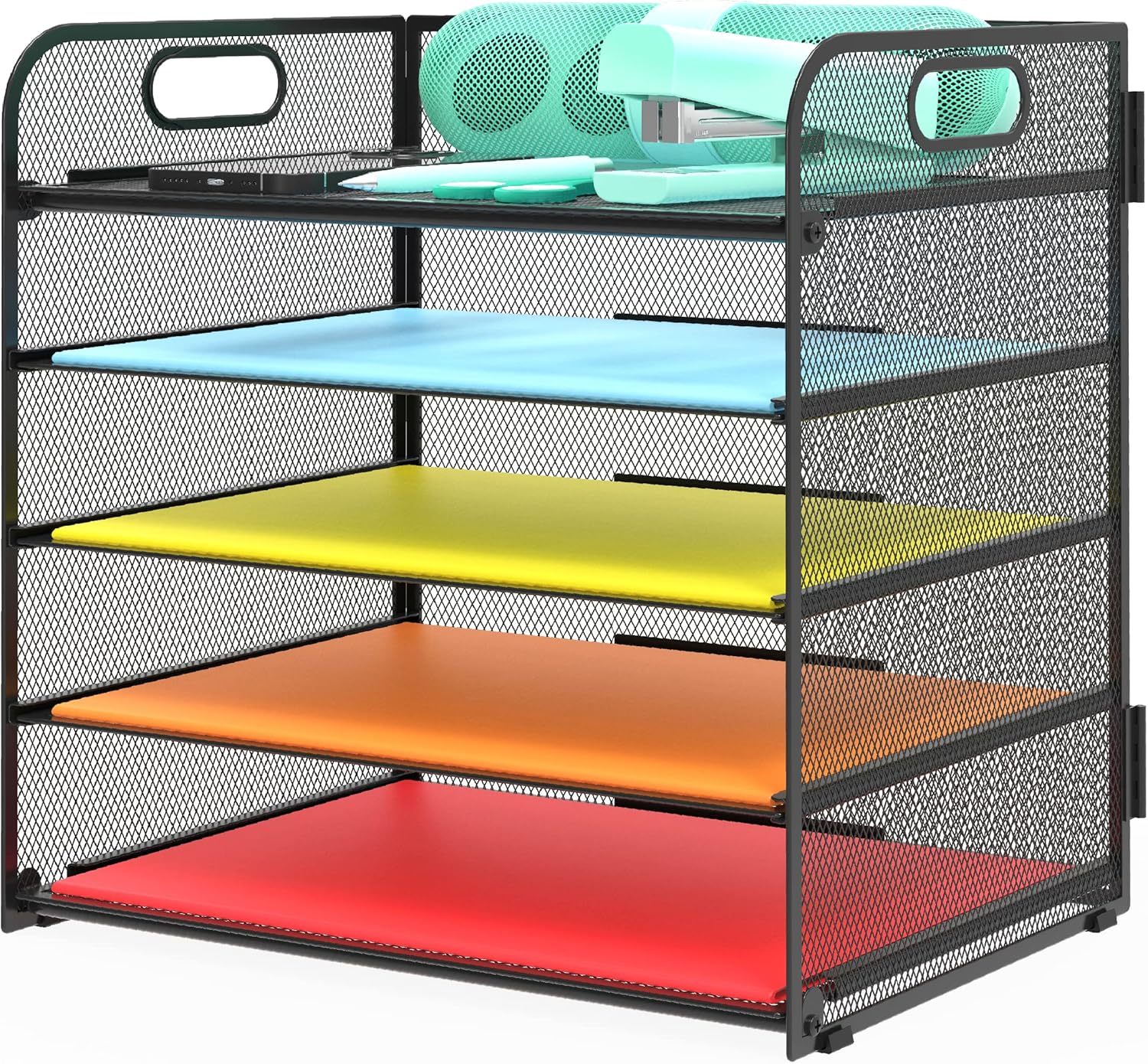 Letter Tray Paper Organizer 5-Tier Desk Organizer File Organizer Paper, ... - $33.94