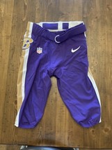 Baltimore Ravens Game Issued Pants NFL Purple Color Rush Rare Nike Size 36 - $499.99