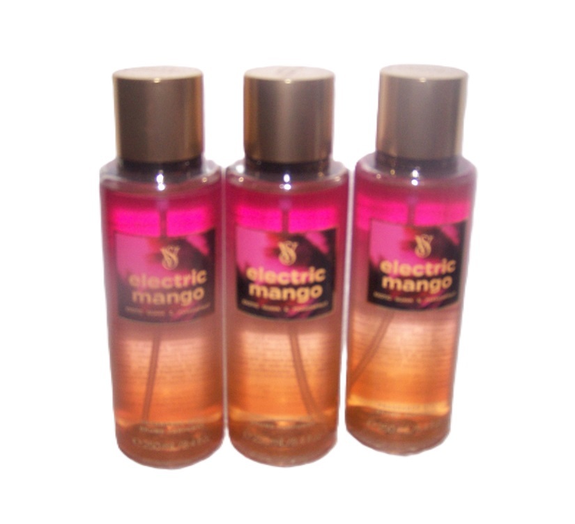 Electric Mango Fragrance Mist Victoria's Secret 8.4 oz Lot of 3