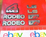  1991-1997 Isuzu Rodeo LS Chevrolet rodeo 4wd EMBLEM NAMEPLATE SET OEM U... - $26.99