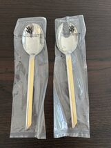 Pair Of New Stainless/Gold Salad Server Tongs - $5.93