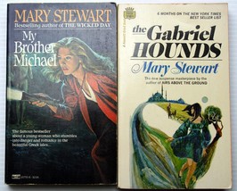Lot 2 Mary Stewart Pb Gothic romance/suspense My Brother Michael~Gabriel Hounds - £12.70 GBP