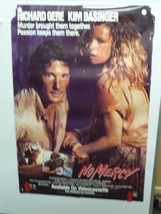 No Mercy Richard Gere Kim B ASIN Ger Jeroen Krabbe Home Video Poster 1986 - £7.75 GBP