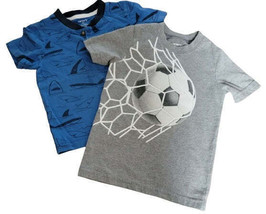 allbrand365 designer Toddlers Printed 2-Pieces T-Shirt Size 4T Color Gray/Blue - £12.58 GBP