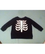 Boys-Size 24 mo-Circo-sweater skeleton bones-black long sleeve shirt - $7.59