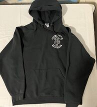 Sons of Anarchy Pennsylvania Hoodie Large Black Long Sleeve Pullover Swe... - $19.79