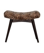 Artisan Furniture Leopard Print Curved Bench - £215.10 GBP