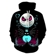 The Nightmare Before Christmas Sally Jack Skellington Hoodie Sweatshirt ... - $456.75 MXN