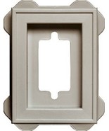 BUILDERS EDGE INC 130130002-017 RECESSED MINI MOUNTING BLOCK GRAY - $19.97