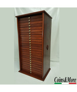 Money Chest Medals Table 25 Drawer Coins&amp;more Coin Cabinet Handmade - £896.98 GBP