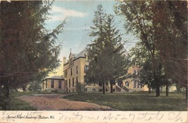 MADISON WISCONSIN~SACRED HEART ACADEMY-S H KNOX PUBL POSTCARD 1907 - £3.98 GBP