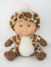 Vintage Garanimals Baby in Giraffe Costume Plush Blue Eyes 2011 8&quot; - £8.61 GBP