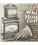 1924 White House Coffee and Tea Advertisement Food Ephemera 3.5 x 4.75&quot; - £9.58 GBP