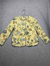Coldwater Creek Jacket Womens Petites Size PS Floral Cottagecore Gannycore Soft - £30.41 GBP