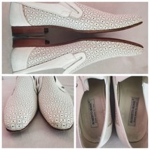 Roberto Rossi Men Loafer Slip-on White Dress Shoes Handmade Italy Size 41 US 11 - £36.61 GBP
