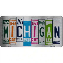 Michigan License Plate Art Metal Sign - $15.00