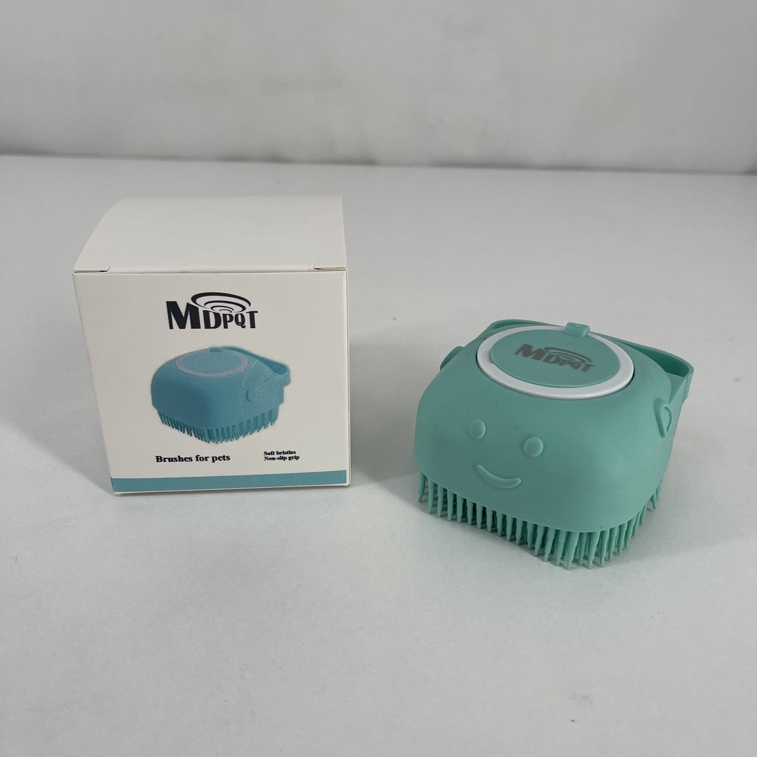 MDPQT Brushes for Pets - Gentle Silicone Grooming Tool for Dogs and Cat - $7.69