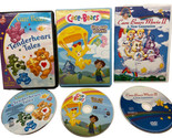 Care Bears Lot of 3 dvd Movies in Tall Cases Tender Tales Movie 2 - $13.43