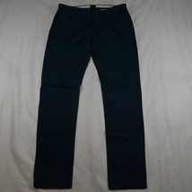J.CREW 32 x 34 Blue Twill 484 Slim Fit Chino Pants - £23.30 GBP
