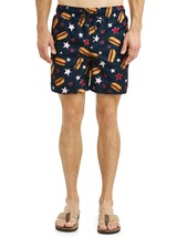 George Men&#39;s Swim Trunks Shorts Size 3XL (48-50) Hot Dogs  6&quot; Inseam - £11.19 GBP