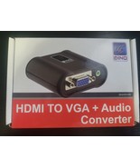 NEW DINO DCA101-HV HDMI to VGA + Audio Converter w/ Cable USA Free Shipp... - £12.63 GBP