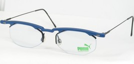 Vintage Rare Puma Mp 862 699 Blue /BLACK Unique Eyeglasses Glasses 50-22-145mm - $72.28