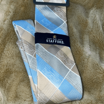 Stafford taupe cupone men’s tie new - £8.44 GBP