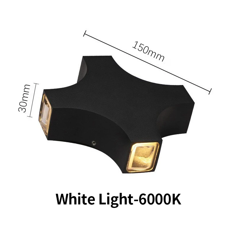 VICKYO Outdoor LED Wall Lamp IP65 Waterproof Modern Garden Wall Lights Sconces L - $211.67
