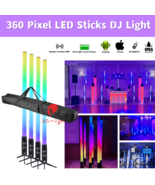 4pc Waterproof IP65 Battery Pixel Wireless RGBWA LED Tube Light Stage Up... - $17,601.59 MXN