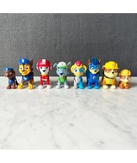 Paw Patrol 8 Figures Zuma-Chase-Marshall-Rocky-Ella-Light Up Chase-2 Rubble - $19.28 CAD