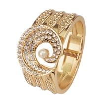 Alloy Bangle Bracelet Rhinestone Luxury Designer Bracelets For Ladies Imitation  - £13.28 GBP