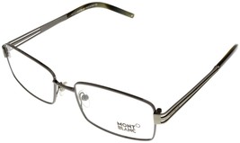 Mont Blanc Eyeglasses Frame Unisex Silver MB0347 012 Rectangular - £134.30 GBP