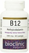 NEW Bioclinic Naturals B12 Methylcobalamin Supplement 1000 mcg 60 loz - £11.81 GBP
