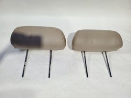 1996 Toyota Landcruiser OEM Tan Leather Front Pair Headrests 90 Day Warranty!... - $99.00