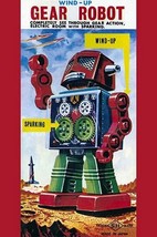 Wind-up Gear Robot - Art Print - £17.57 GBP+
