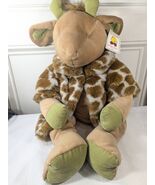 Vintage Chrisha Playful Plush Giraffe large stuffed animal fur coat 1988... - €94,46 EUR