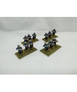 Lot Of (4) 15MM Late Medieval Crossbow Infantry Wargaming Miniatures Pai... - $21.77