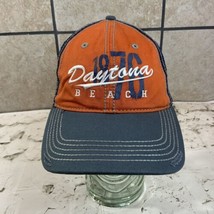 Sherry Daytona Beach Retro 1976 Ballcap Hat Orange Gray Strap Back Adjus... - $14.84