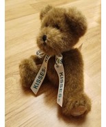 Boyds Bears Hershey Kisses Bear Plush Cocoa White Ribbon - £15.48 GBP