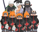 8Pcs Naruto Akatsuki Minifigure Pain Shimura Danzou Pepperfish Hanzo Mini Blocks - $24.02