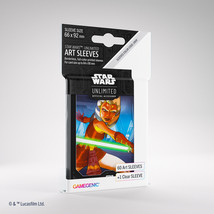 1 pk of 60 Gamegenic Star Wars Unlimited Ahsoka Tano Standard Sized Card... - £10.60 GBP