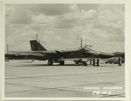 Vintage US Air Force Military Photo Airplane Print General Dynamics FB-I... - $16.82